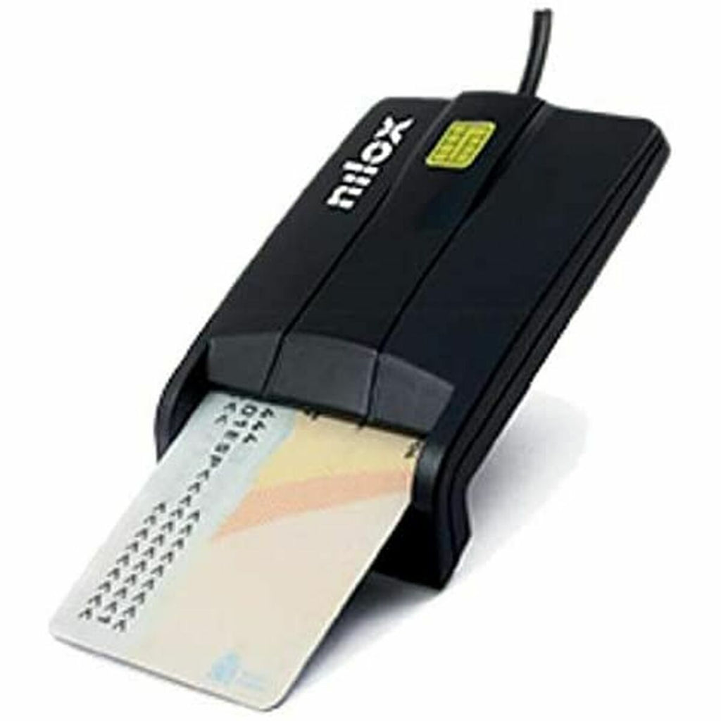 Card Reader Nilox NXLD001 Black DNI (ID Card)-1