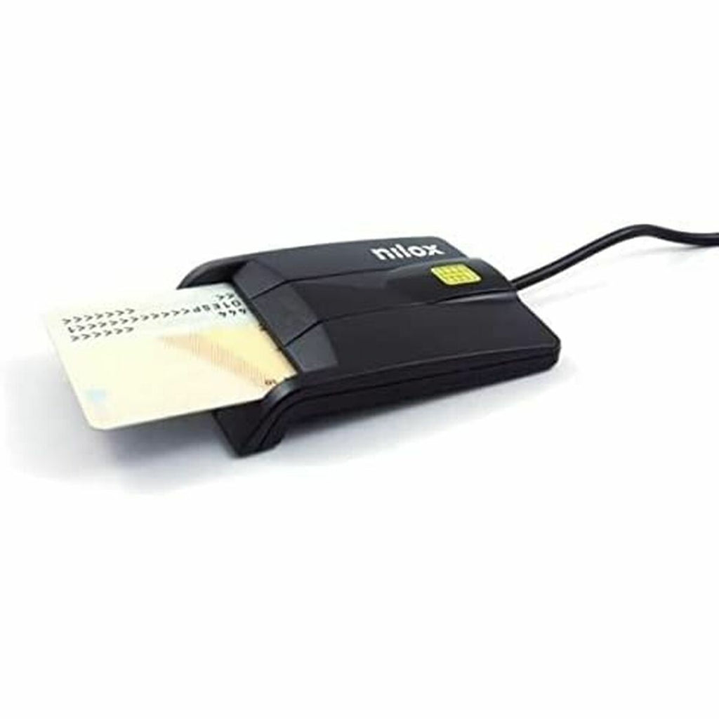 Card Reader Nilox NXLD001 Black DNI (ID Card)-2