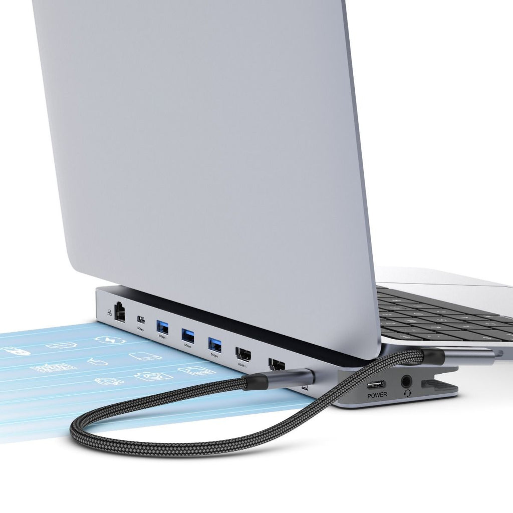 NNEDSZ mbeat D12 Multi-Port Dual HDMI 4K USB-C Dock-2